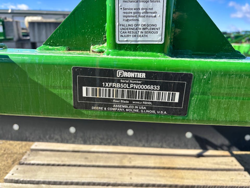 Frontier RB5060L Rear Blade
