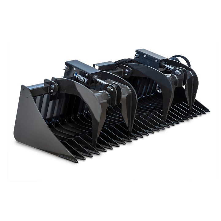Ignite Attachments 82-Inch Rock Grapple