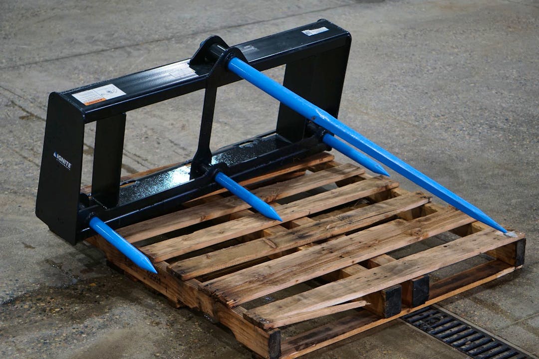 Ignite Attachments Used Round Bale spear