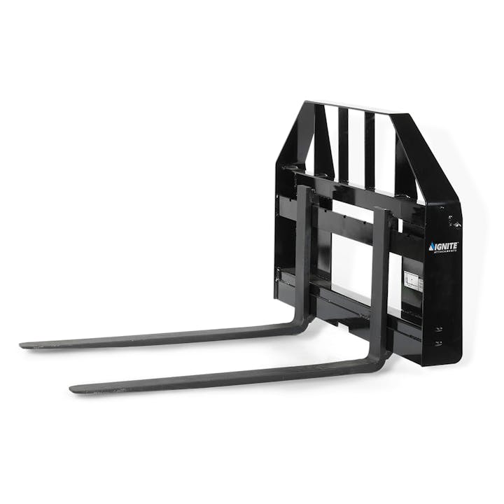 Ignite Attachments 42-Inch Light Duty Pallet Fork and Frame Combo