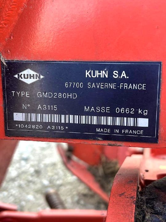 Kuhn GMD280HD