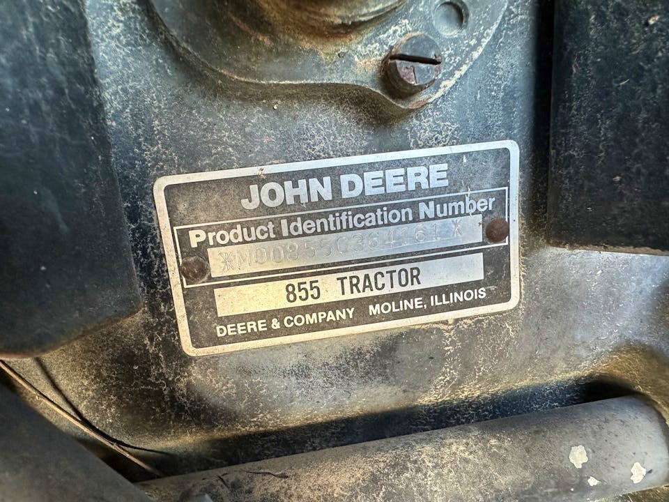 John Deere 855