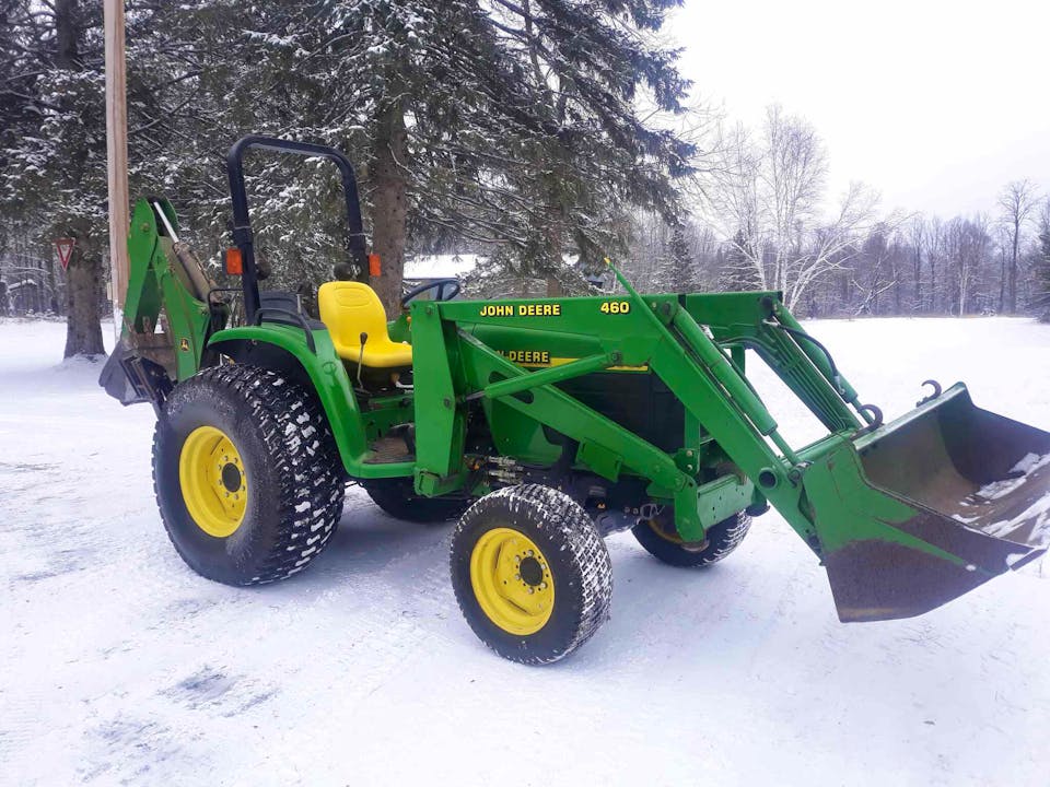 John Deere 4600/loader/backhoe