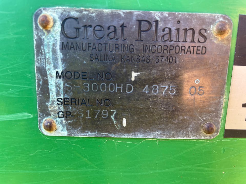 Great Plains 3S-3000HD