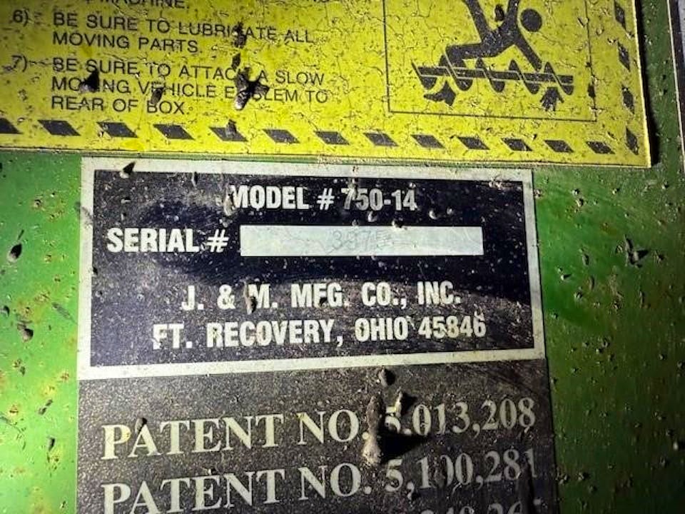 J&M MANUFACTURING 750