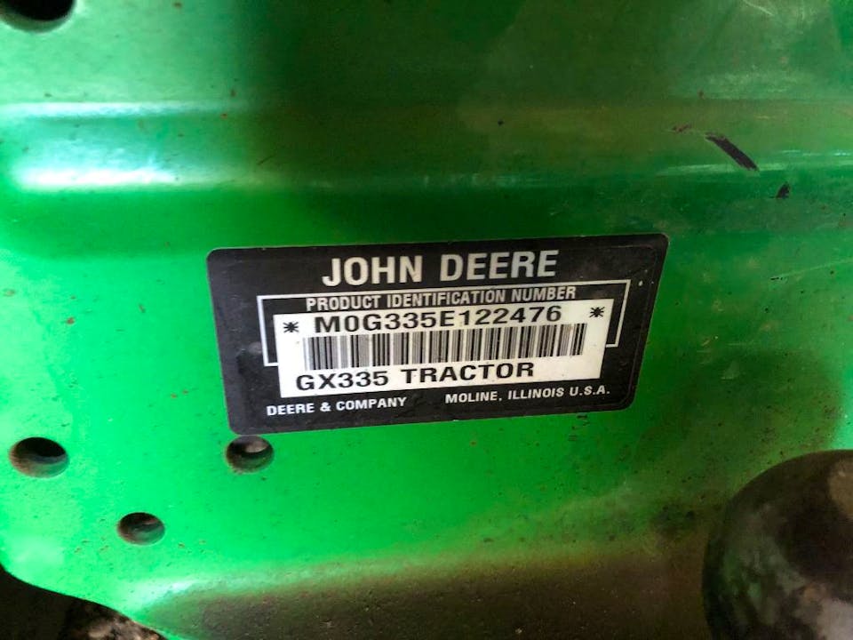John Deere GX335