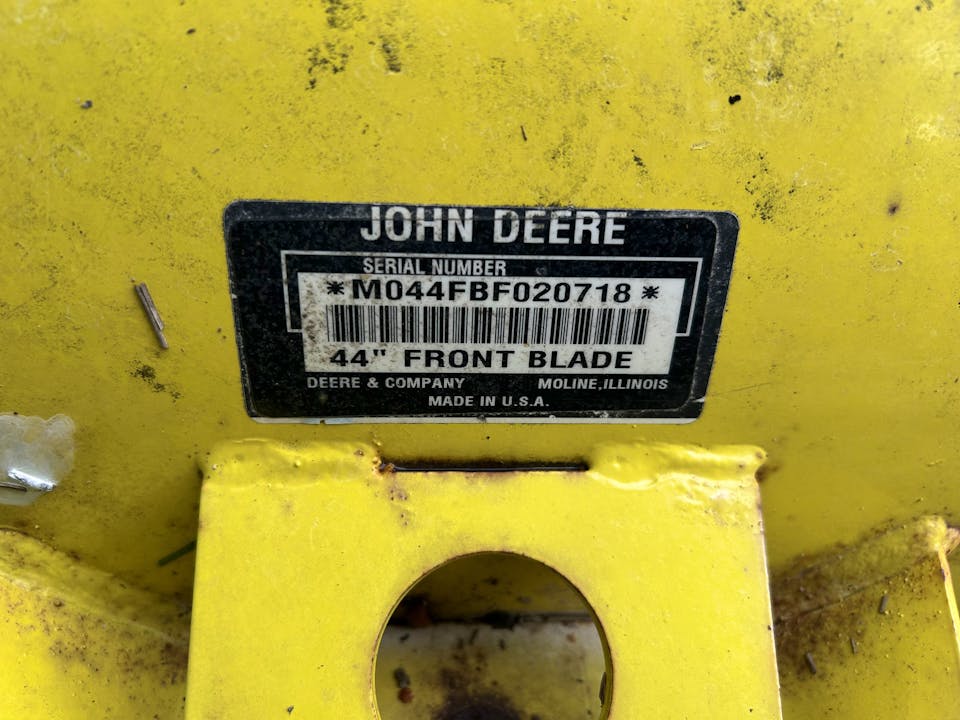 John Deere 44" Front Blade
