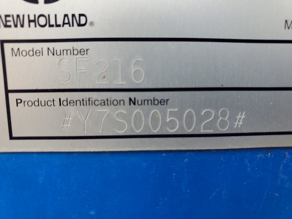 NEW HOLLAND SF216