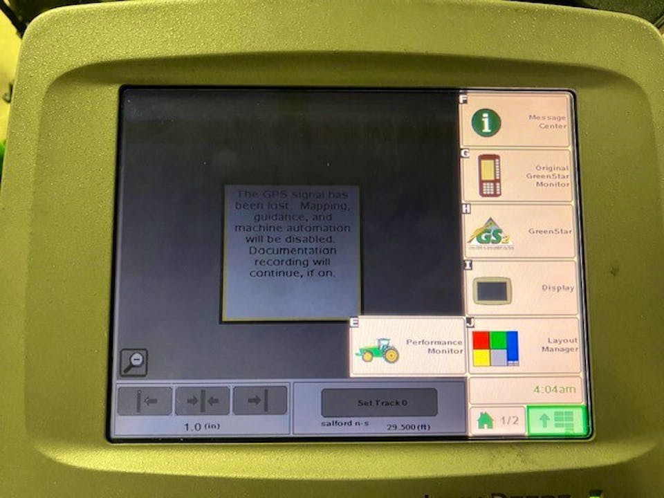 John Deere 2600 Display