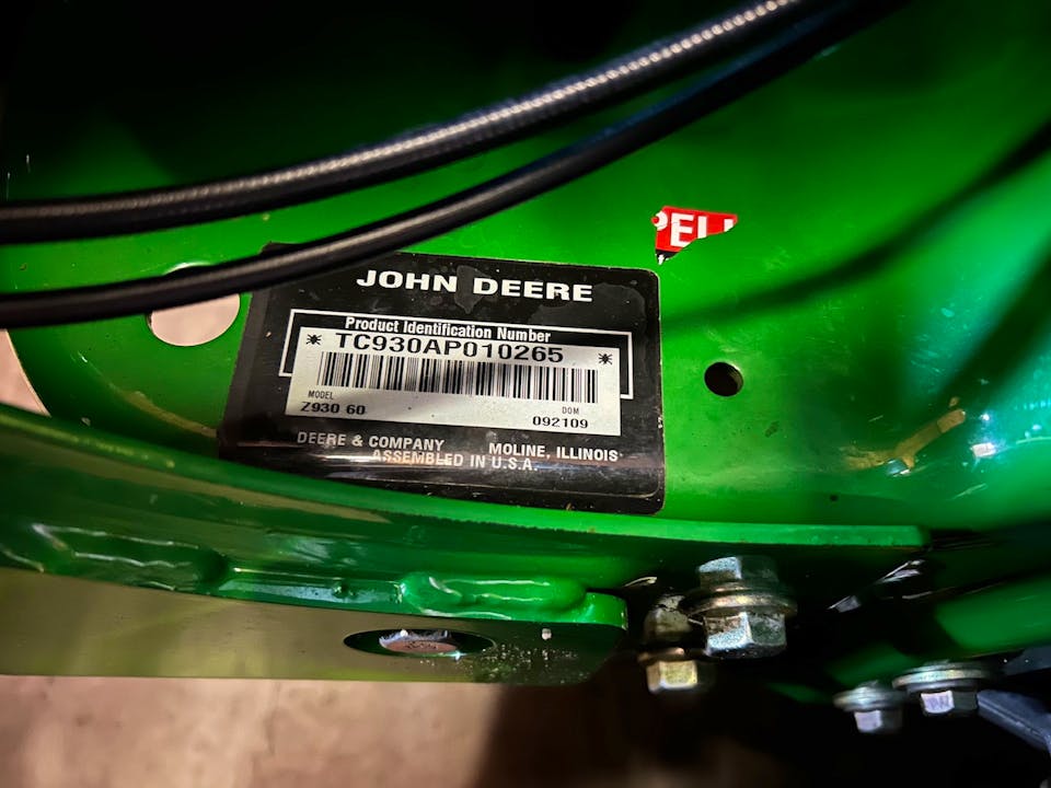 John Deere Z930A