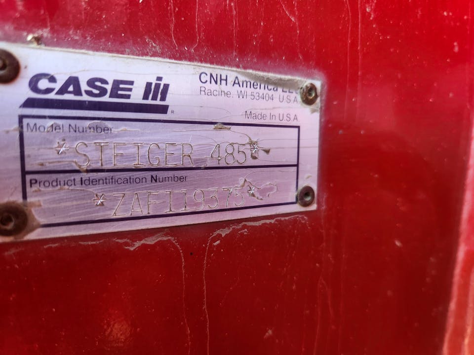 Case Steiger 485
