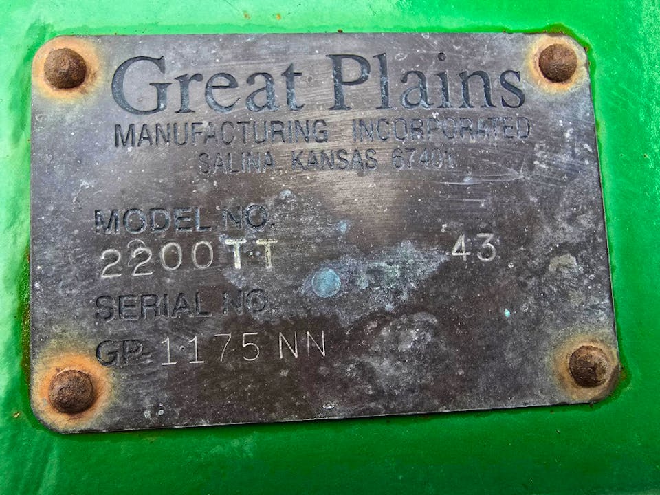 GREAT PLAINS 2200TT