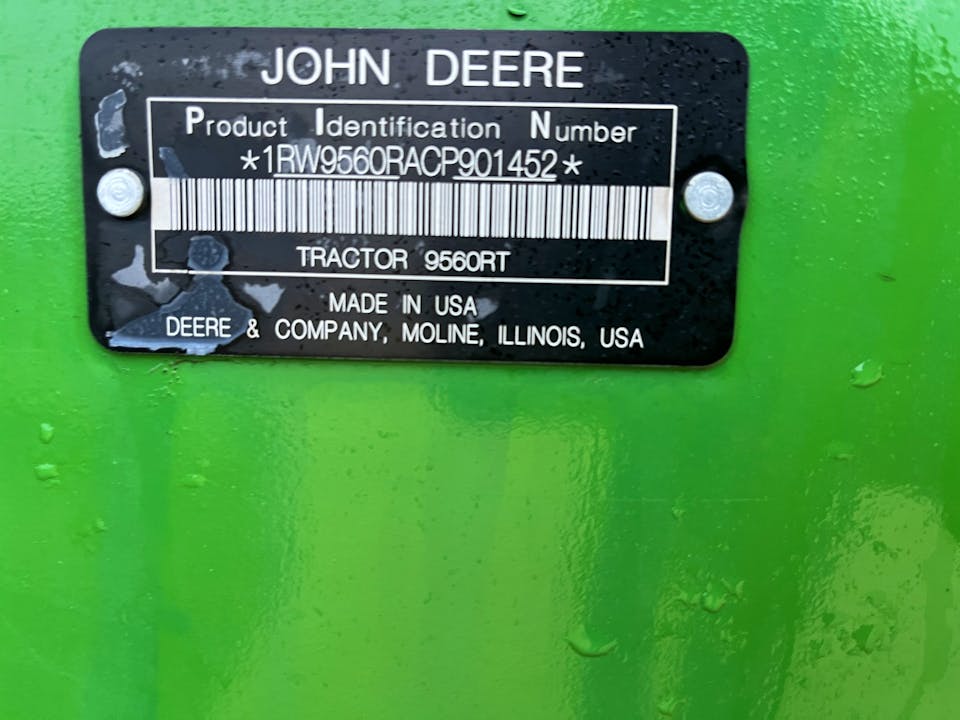 John Deere 9560RT