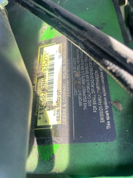 John Deere 652R