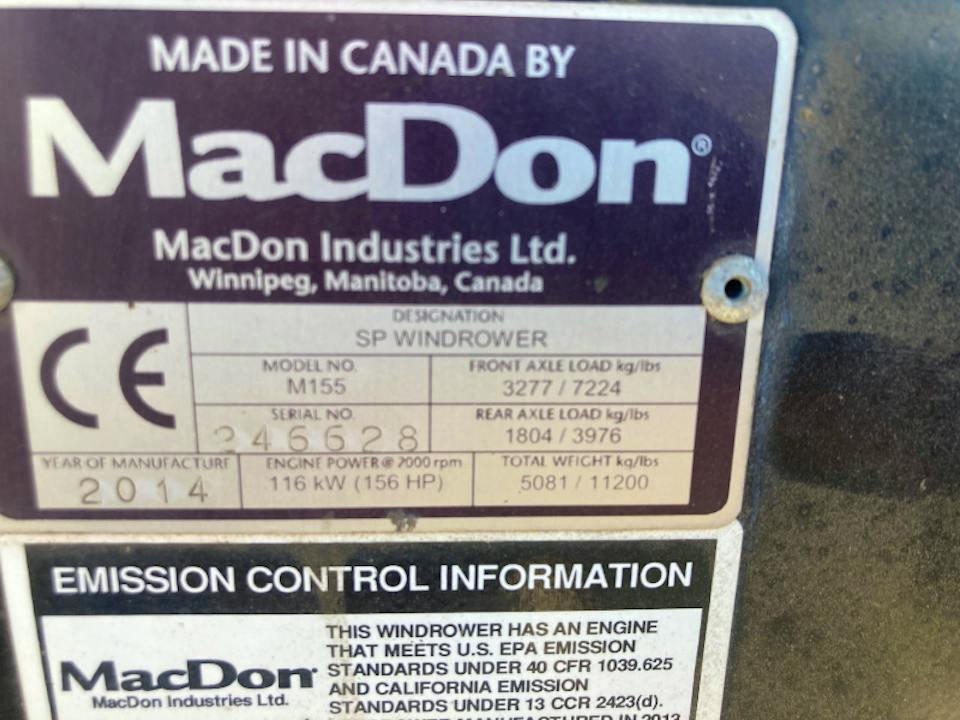 MACDON M155