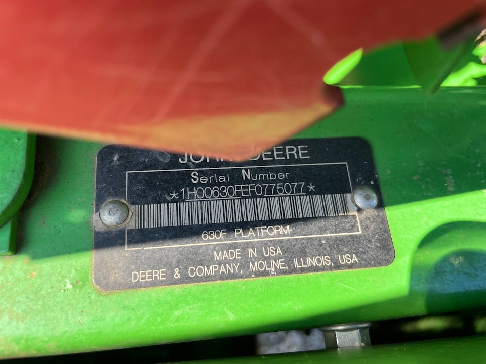 John Deere 630F