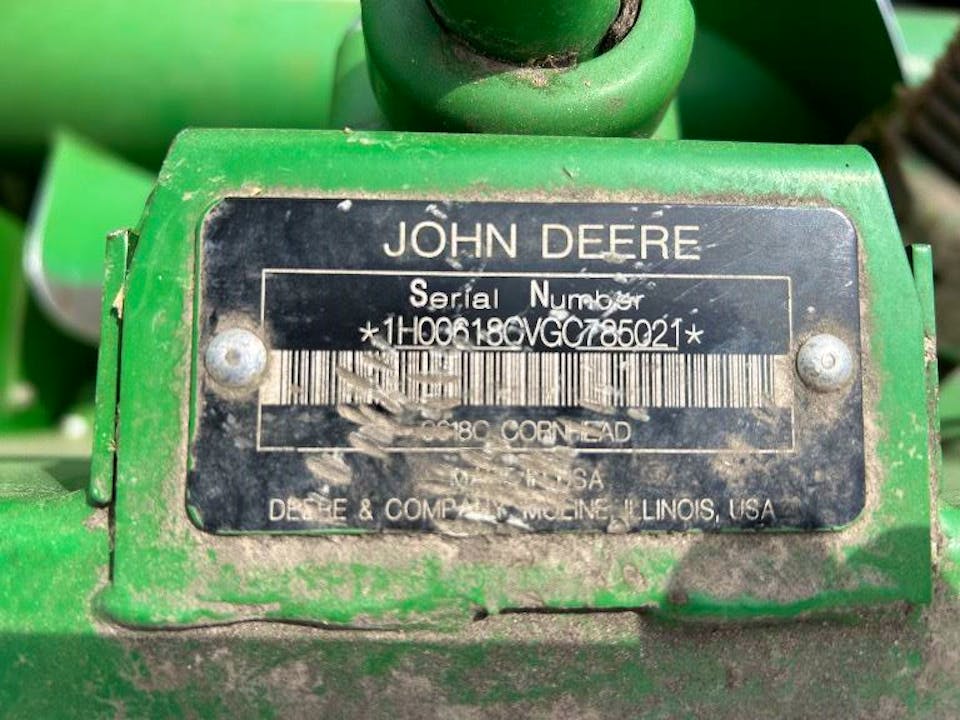John Deere 618CC