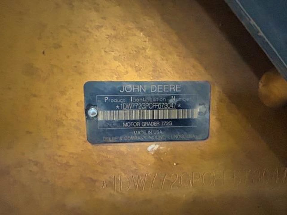 John Deere 772G