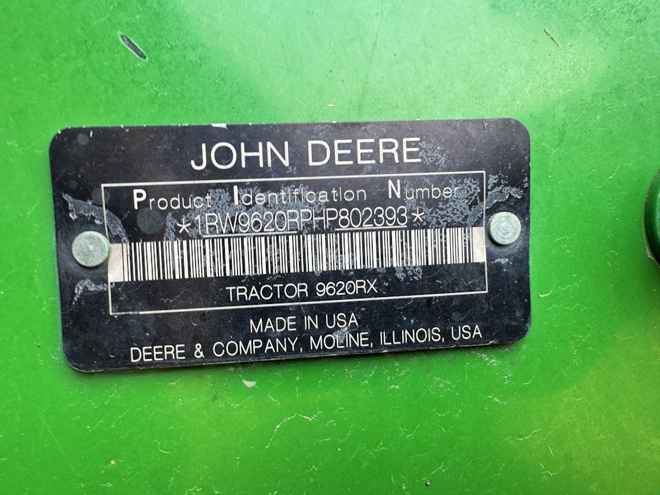 John Deere 9620RX