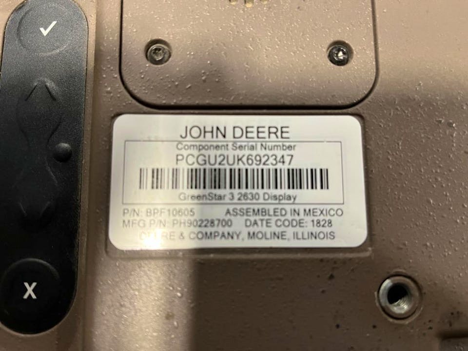 John Deere 2630 DISPLAY