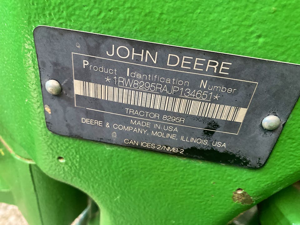 John Deere 8295R