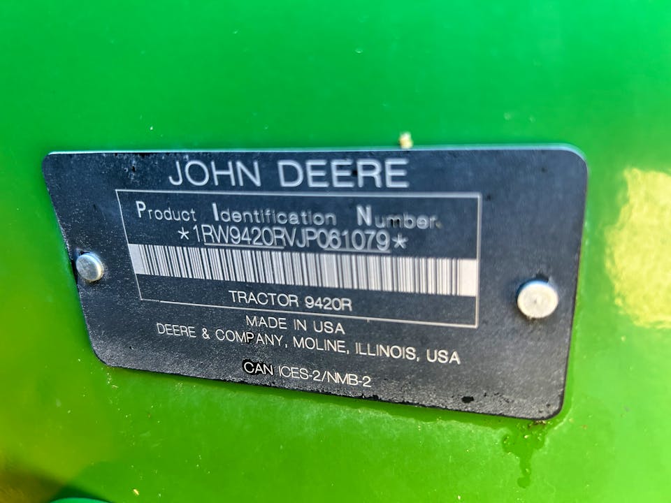 John Deere 9420R
