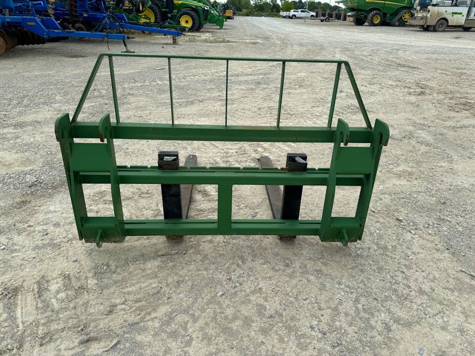 John Deere LPWW-H480-48 GREEN 48" PALLET FORK ATTACHMENT- 6000# PAIR
