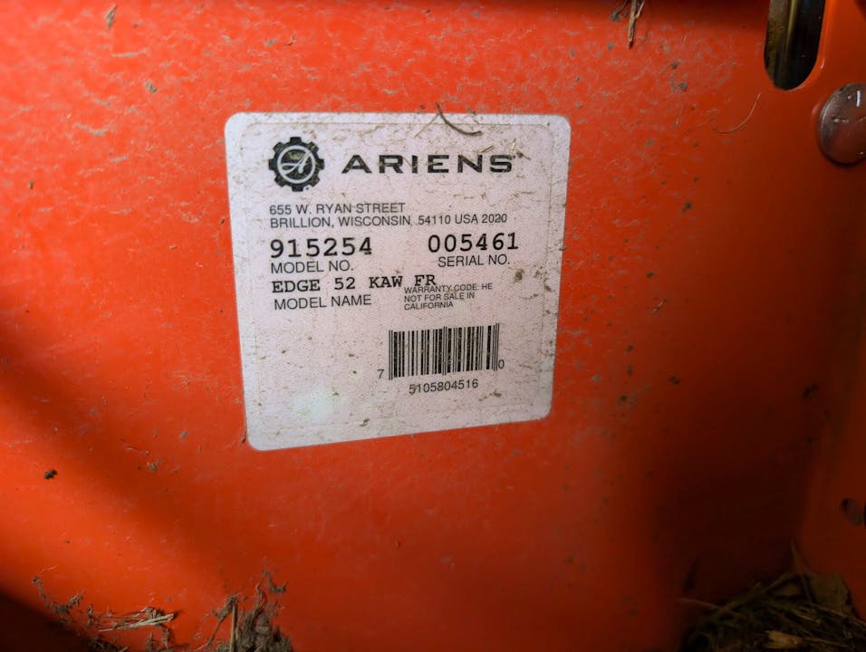 Ariens Edge 52