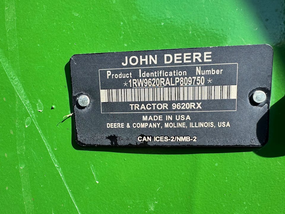 John Deere 9620RX