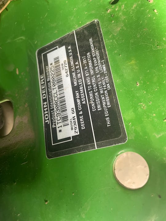 John Deere Z930R