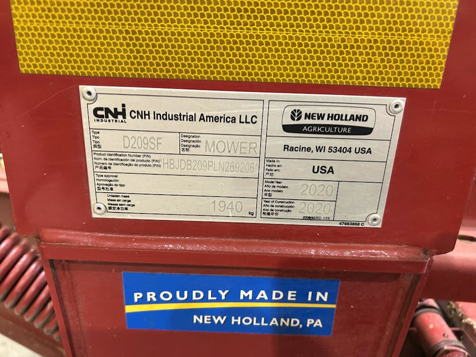 New Holland 209