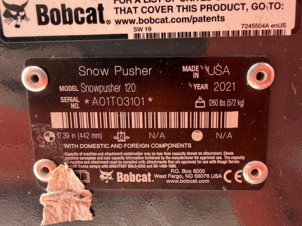 Bobcat SNOWPUSHER 120