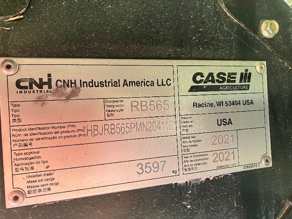 CASE IH RB565