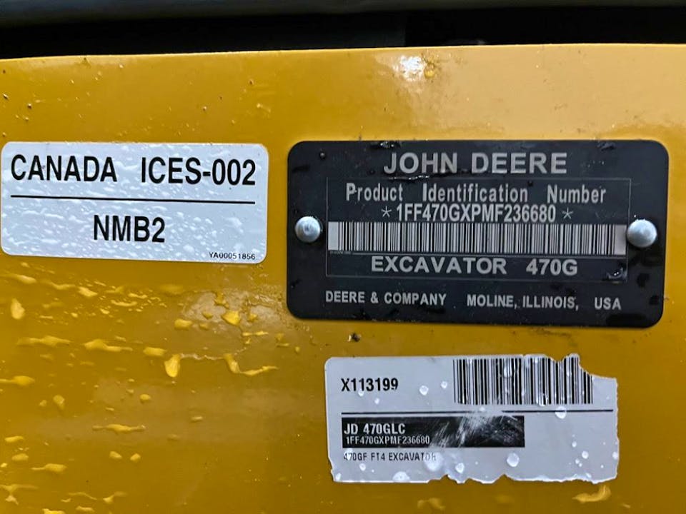 John Deere 470GLC