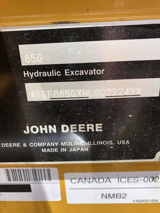 John Deere 85G