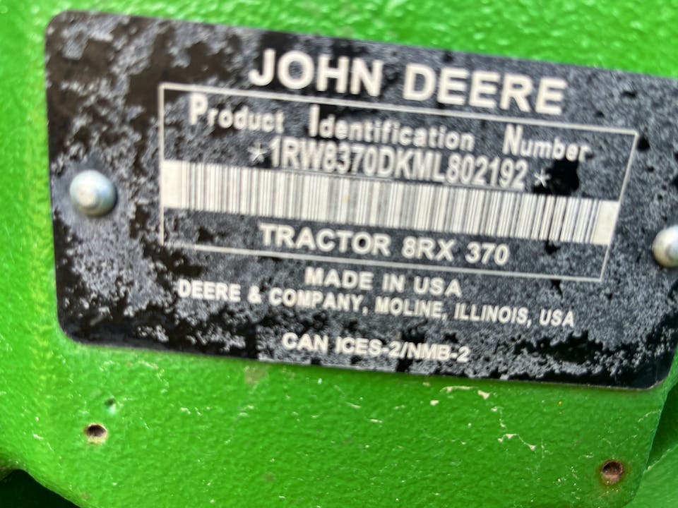 John Deere 8RX 370