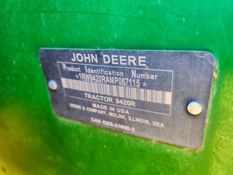 John Deere 9420R