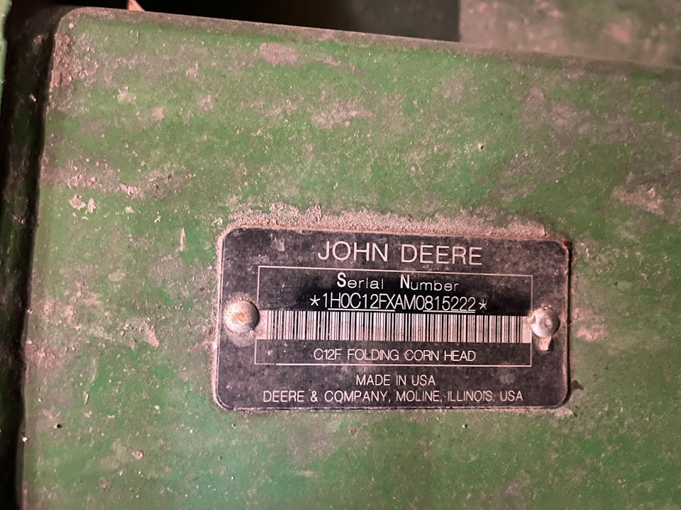 John Deere C12F