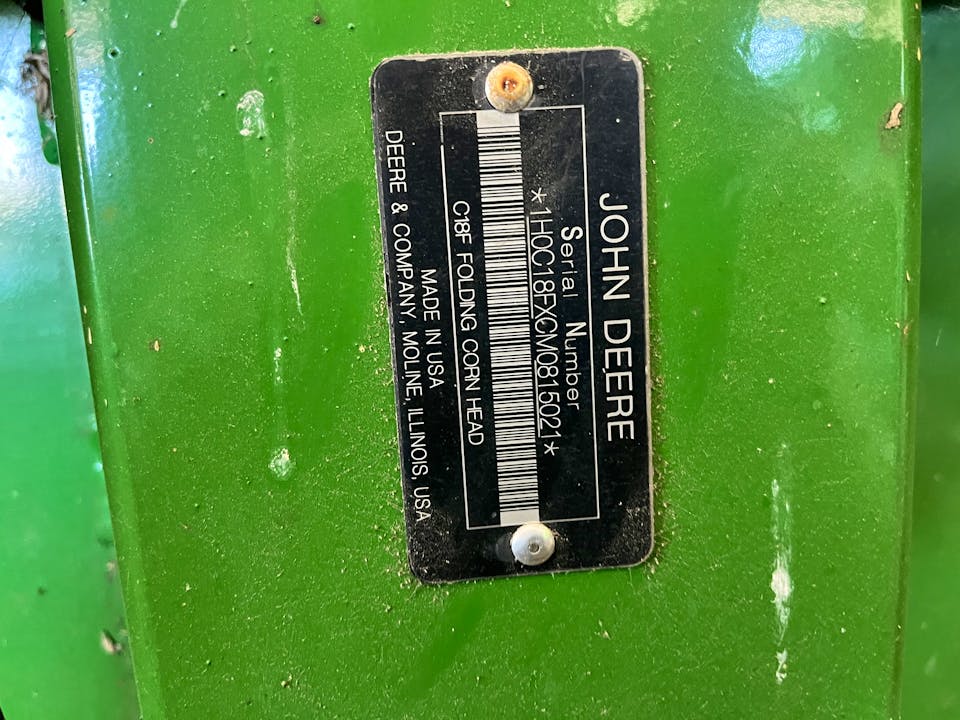John Deere C18F