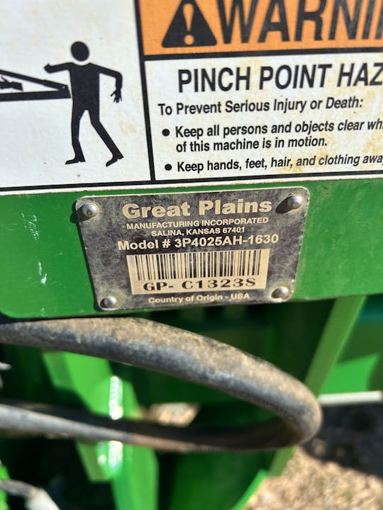 Great Plains 3P4025AH-1630