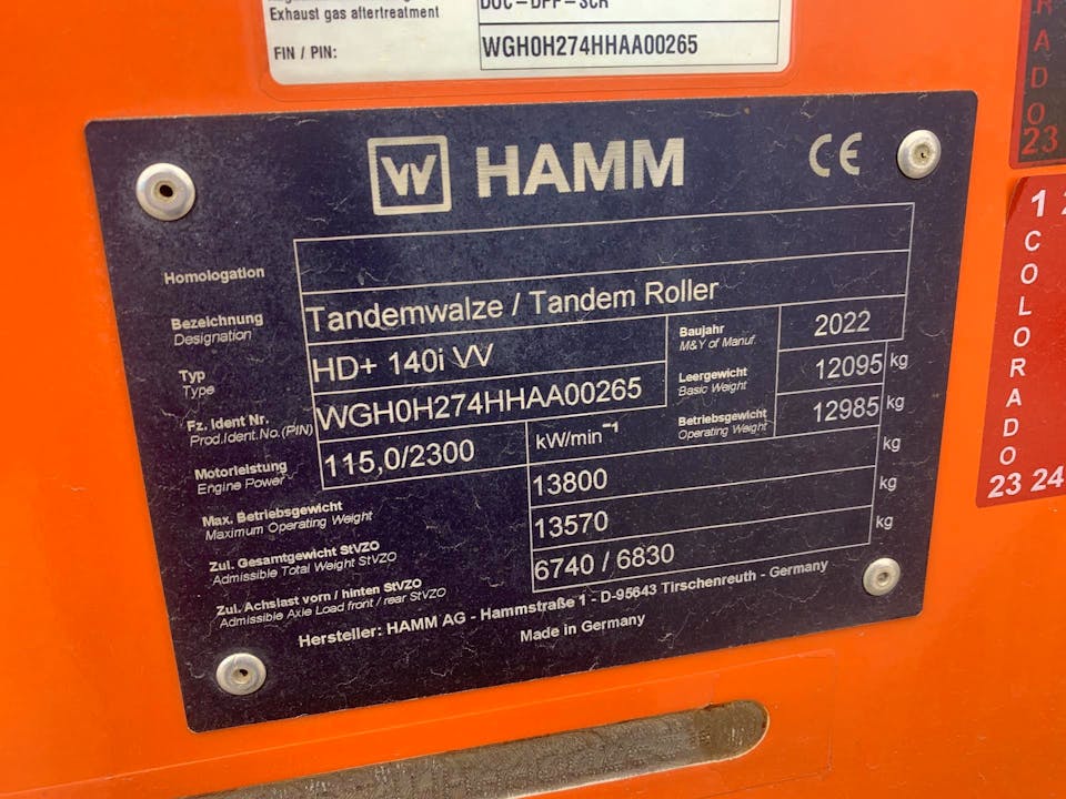 Hamm HD140IVV