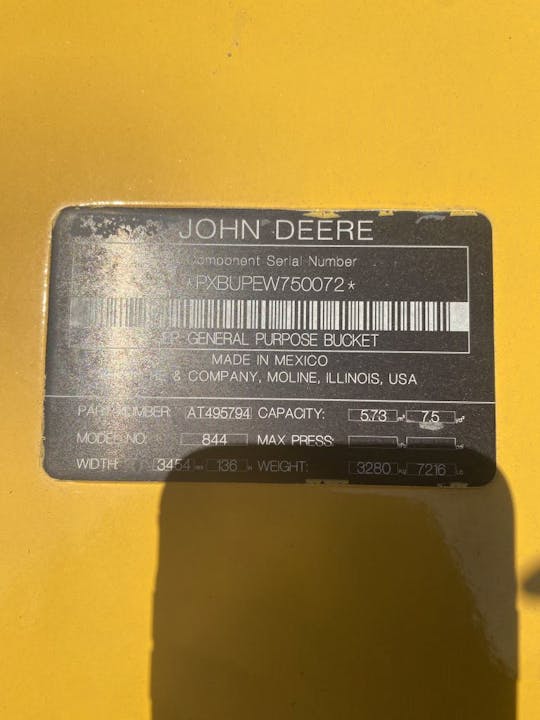 John Deere 844L7.5P