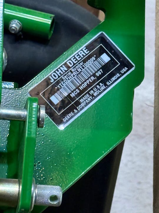 John Deere BAGGER Z997R MY15 AND PRIOR