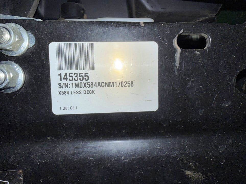 John Deere X584