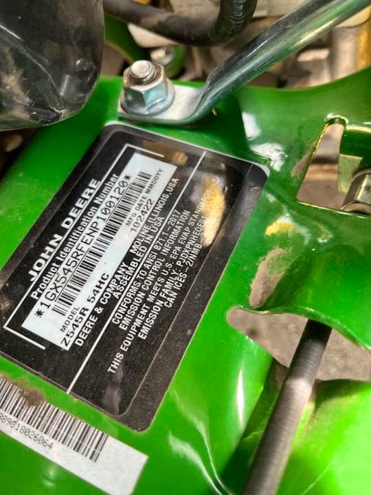 John Deere Z545R
