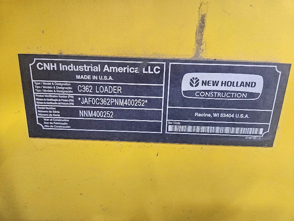 New Holland C362