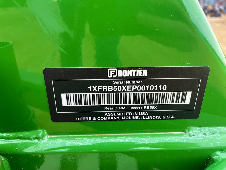 Frontier RB5060 Rear Blade