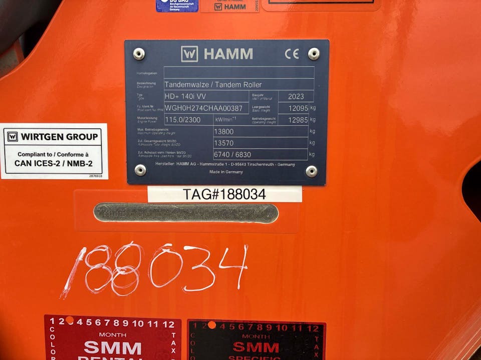 Hamm HD140IVV
