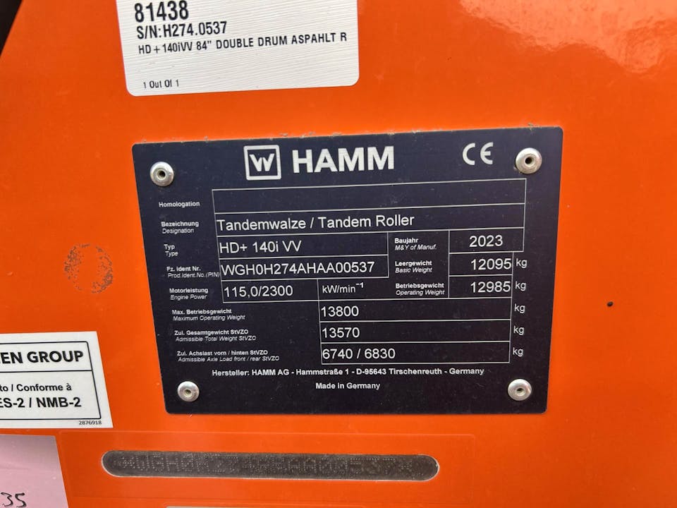 Hamm HD140IVV