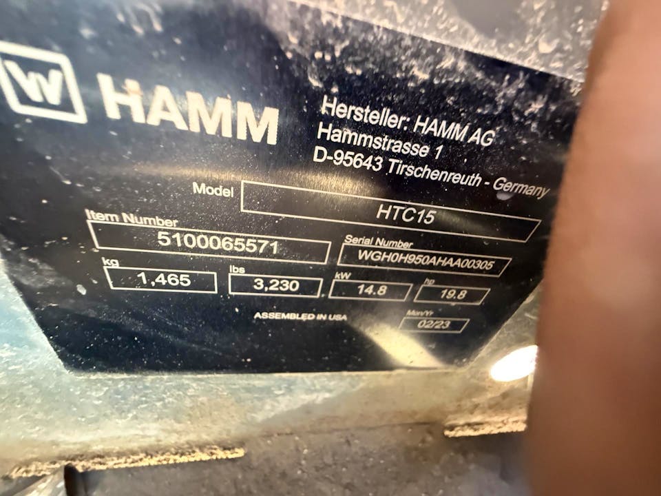 Hamm HTC15